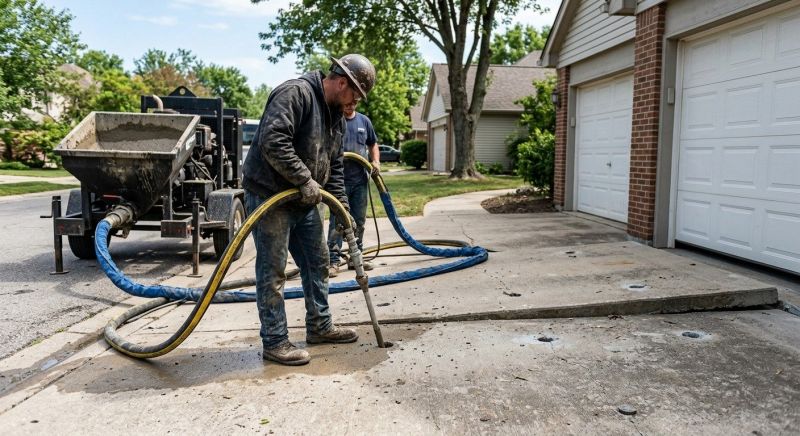 Driveway Slab Lifting in Columbus, OH