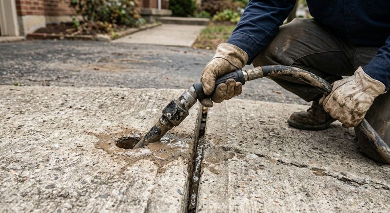 Sunken Driveway Lifting in Denver, CO