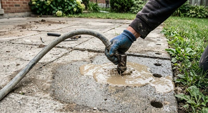 Sunken Patio Repair in San Antonio, TX