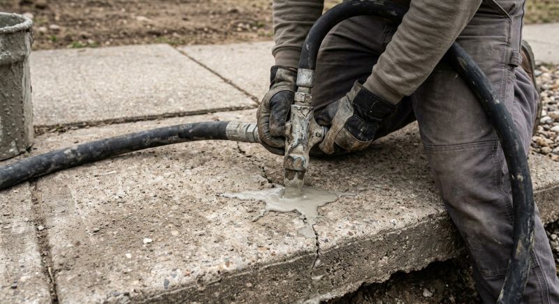 Sunken Sidewalk Repair in West Des Moines, IA