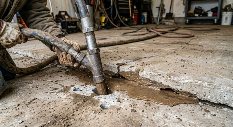 Sunken Slab Repair in Des Moines, IA