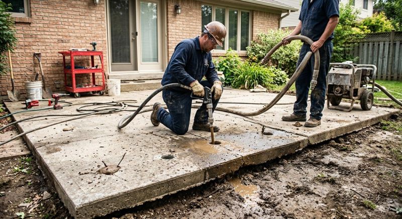 Walkway Leveling in Des Moines, IA